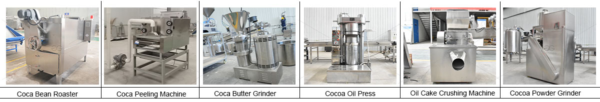 100kg/h Cocoa Powder Manufacturing Machines